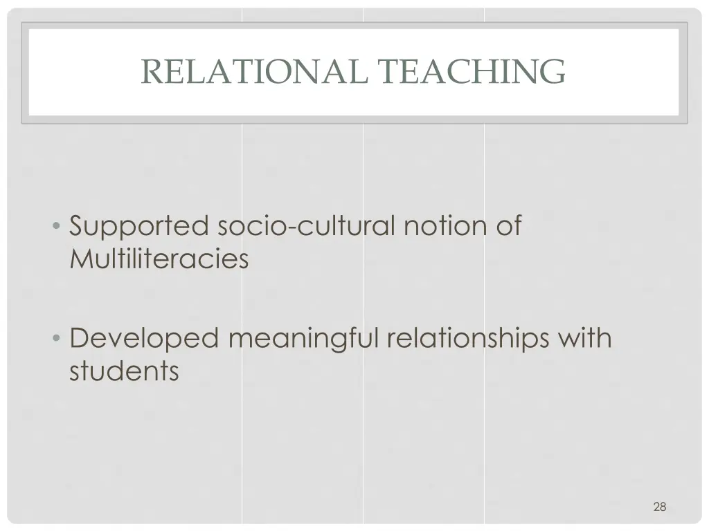 relational teaching