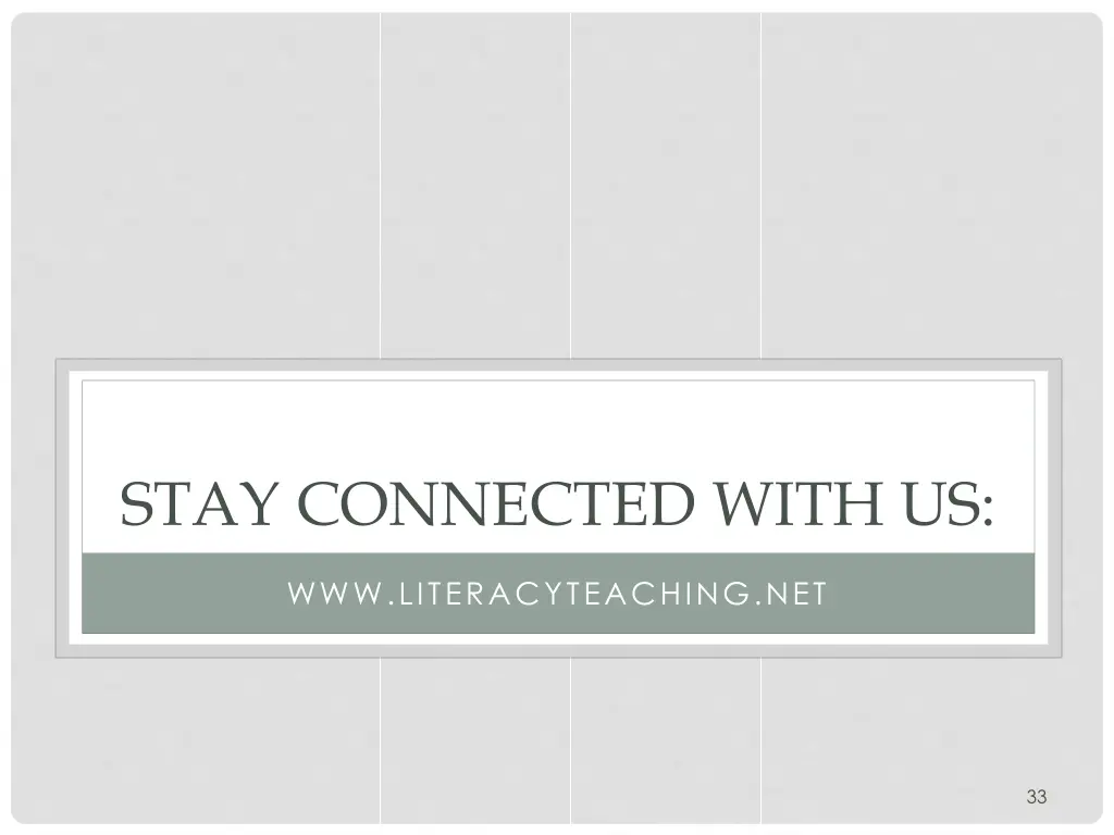 stay connected with us