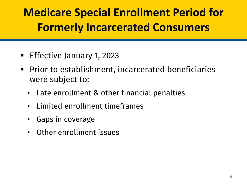 medicare special enrollment period for formerly