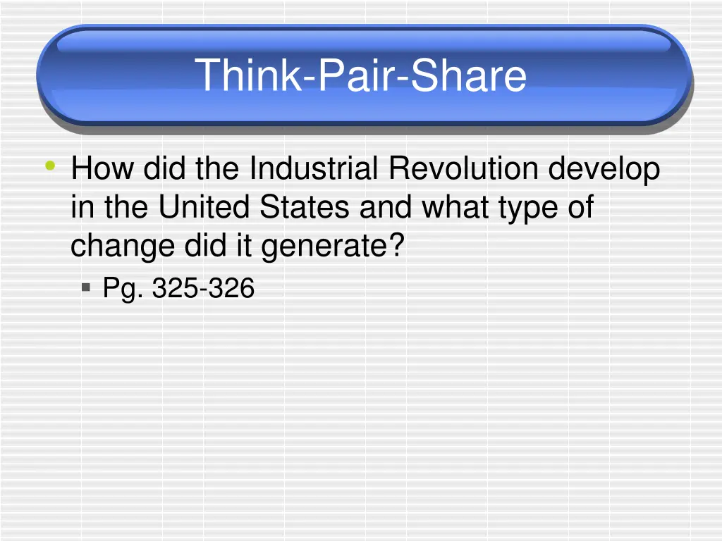 think pair share