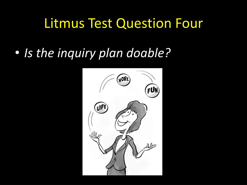 litmus test question four