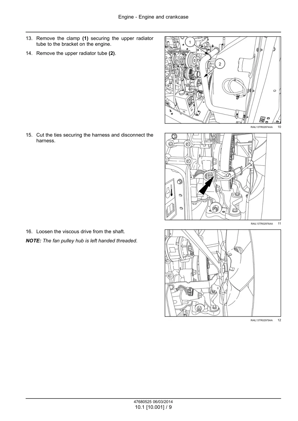 engine engine and crankcase 6