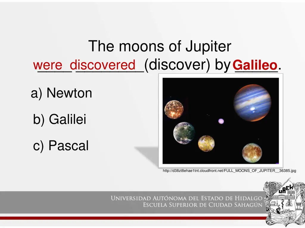 the moons of jupiter discover by were discovered