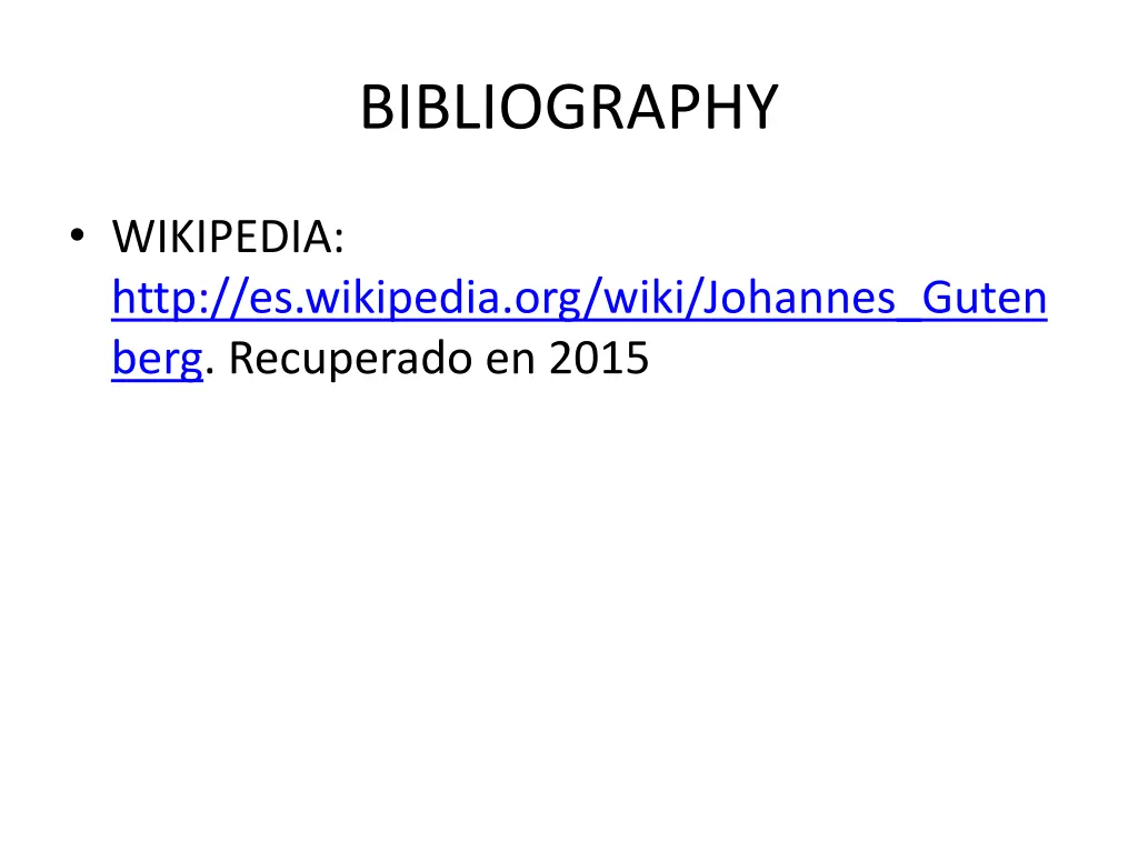 bibliography