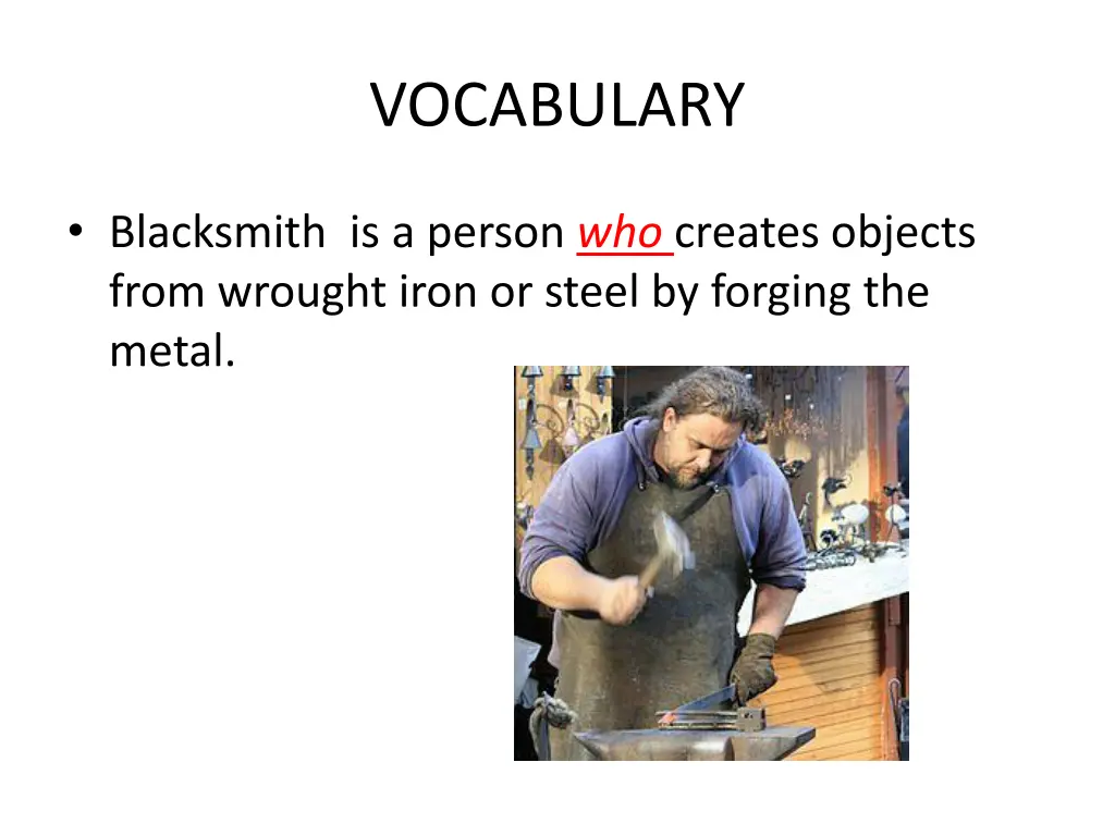 vocabulary