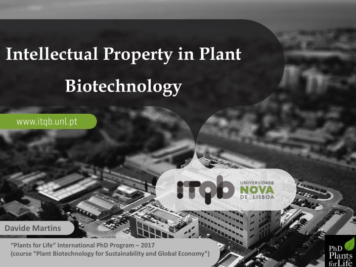 intellectual property in plant