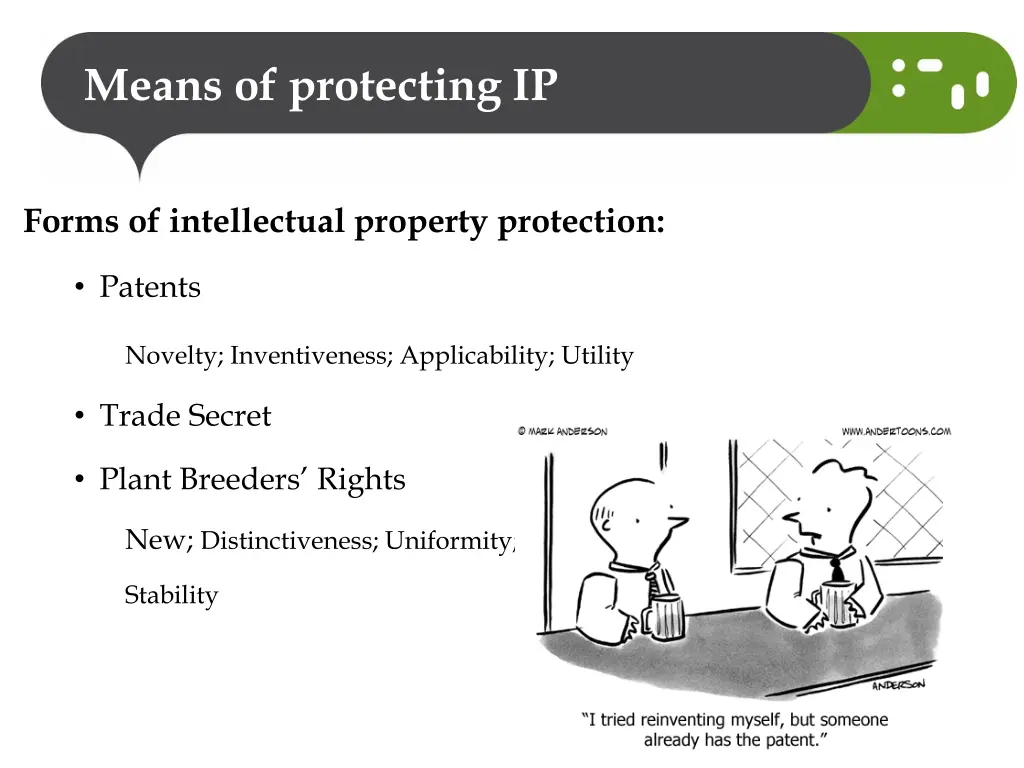 means of protecting ip