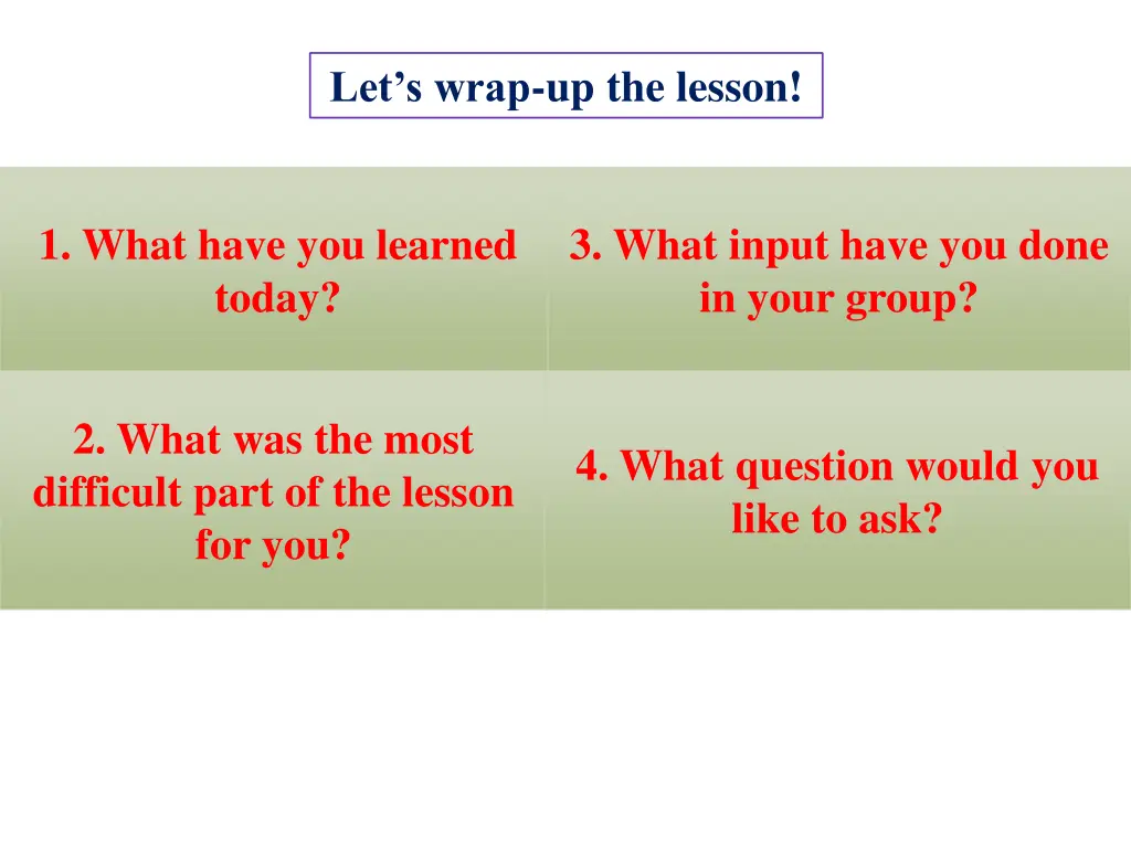 let s wrap up the lesson