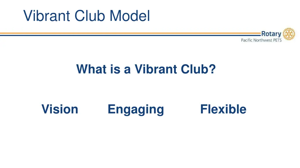 vibrant club model