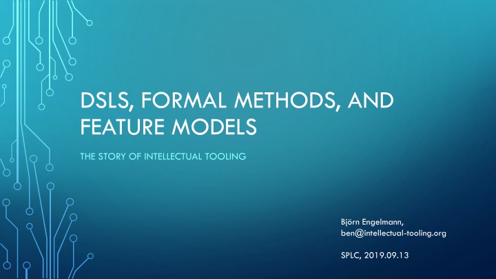 dsls formal methods and feature models