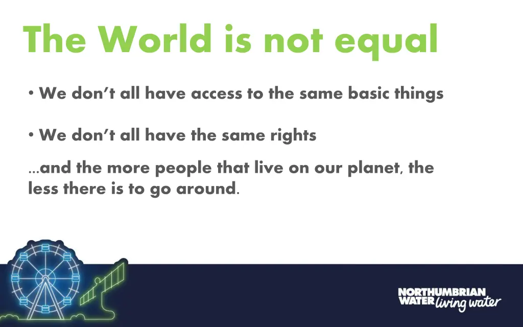 the world is not equal