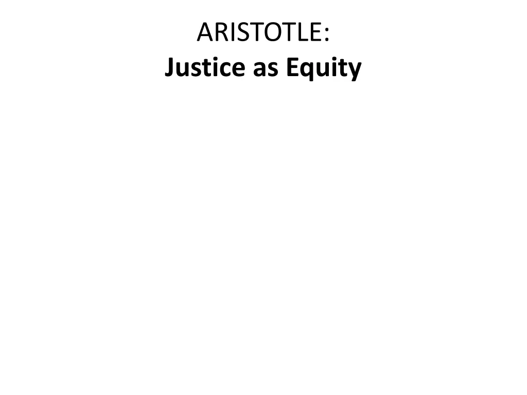 aristotle justice as equity