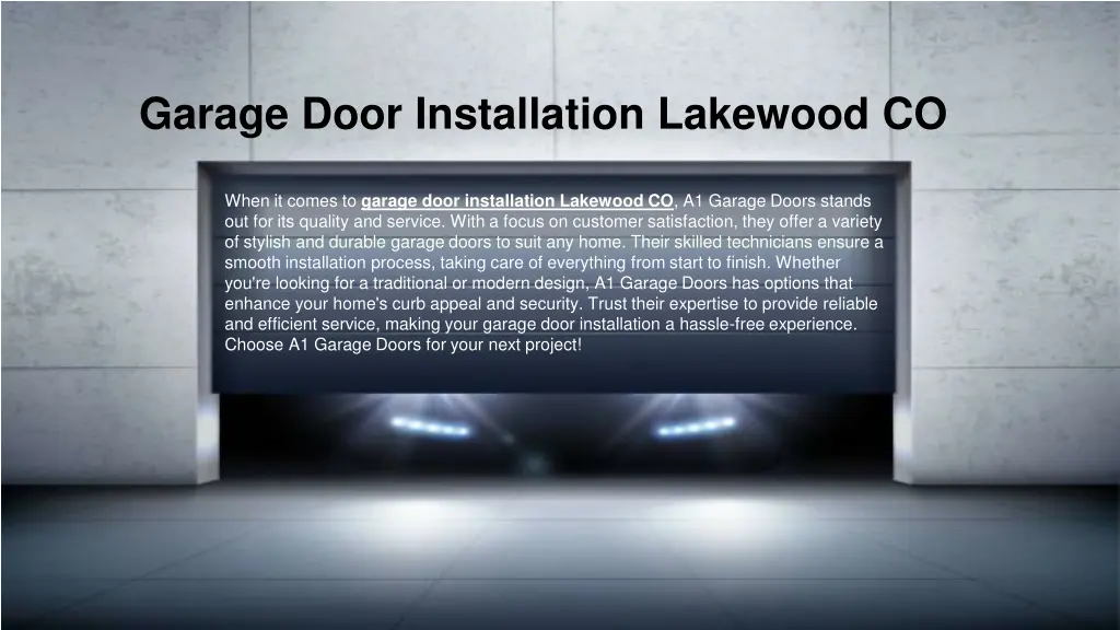 garage door repair longmont garage door