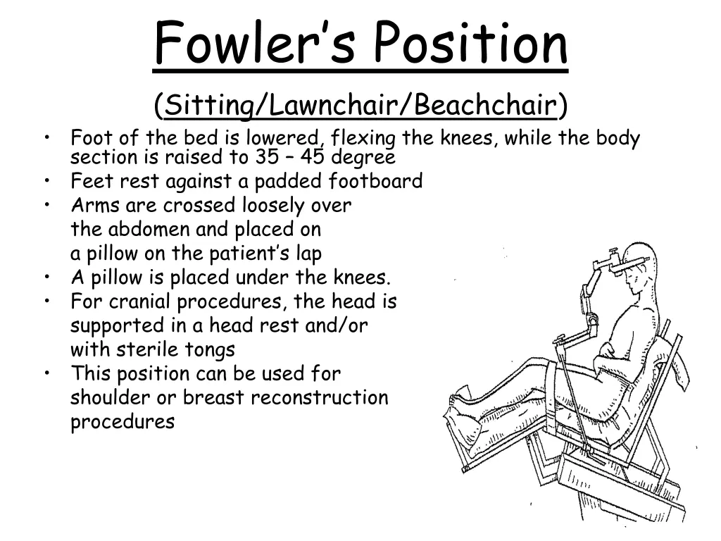 fowler s position sitting lawnchair beachchair