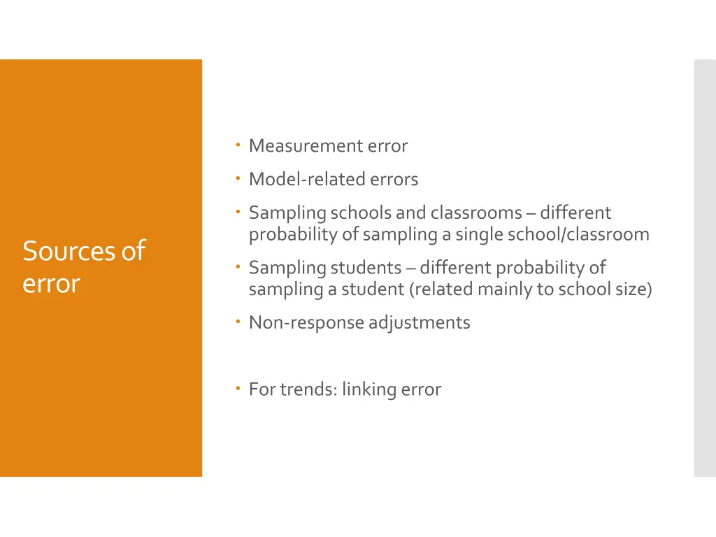 measurement error