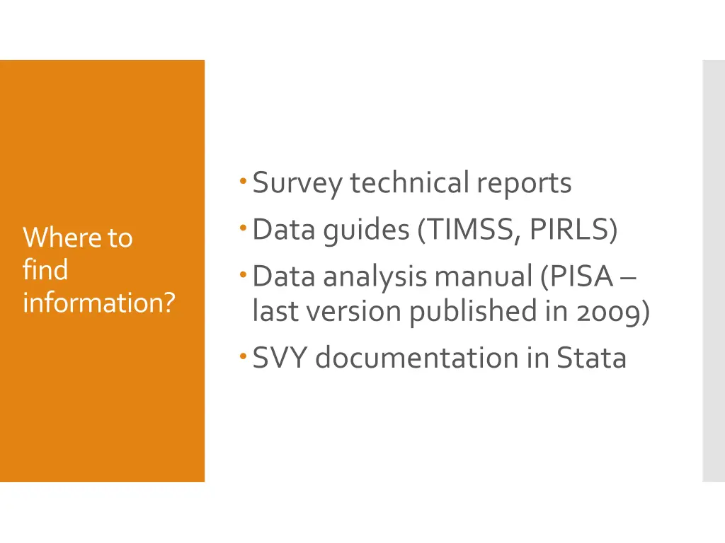 surveytechnical reports data guides timss pirls