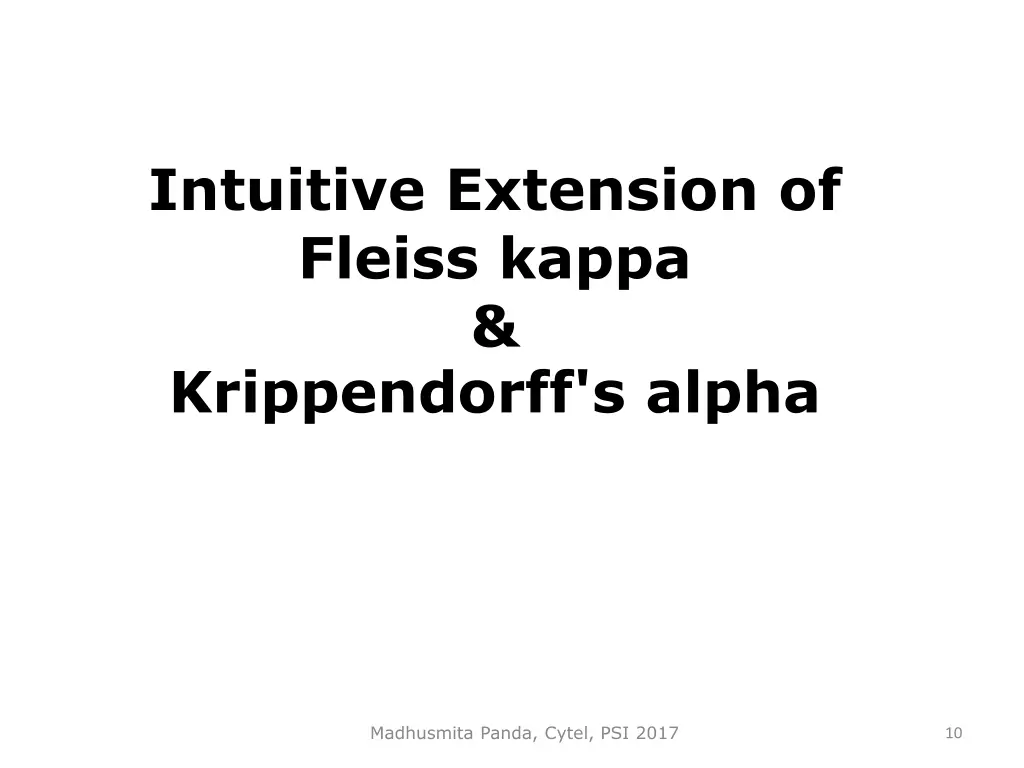 intuitive extension of fleiss kappa krippendorff