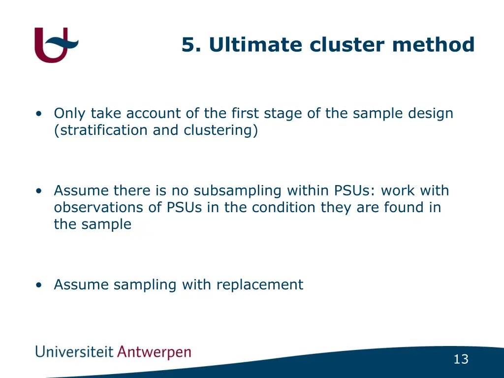 5 ultimate cluster method