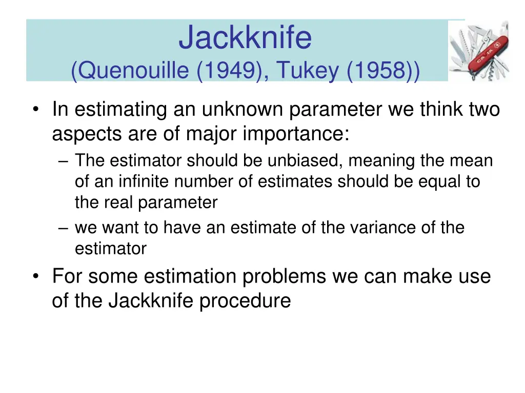 jackknife