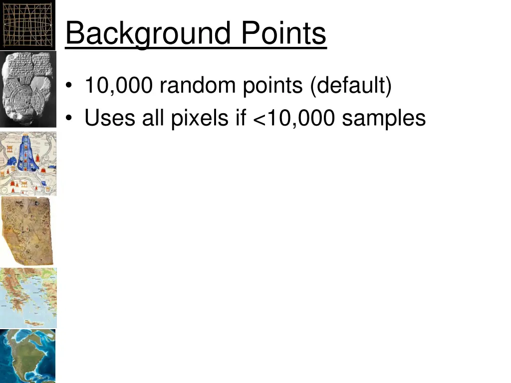 background points