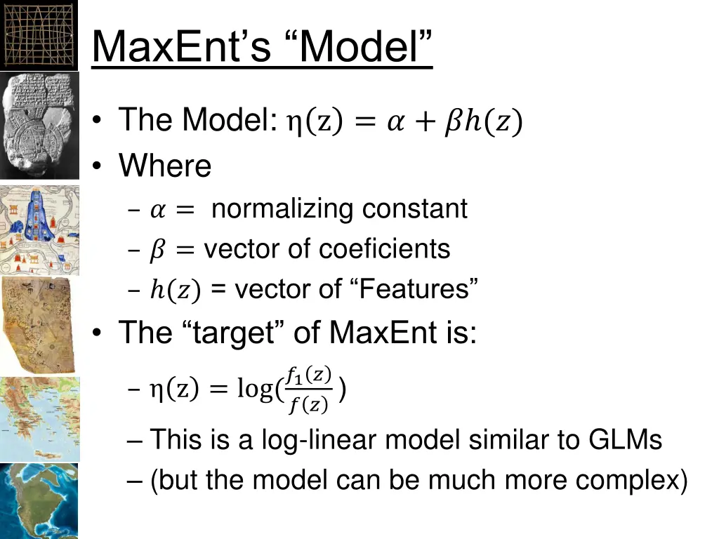 maxent s model