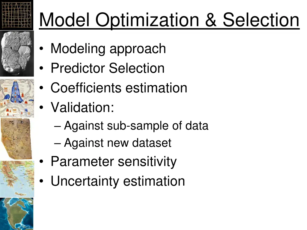 model optimization selection