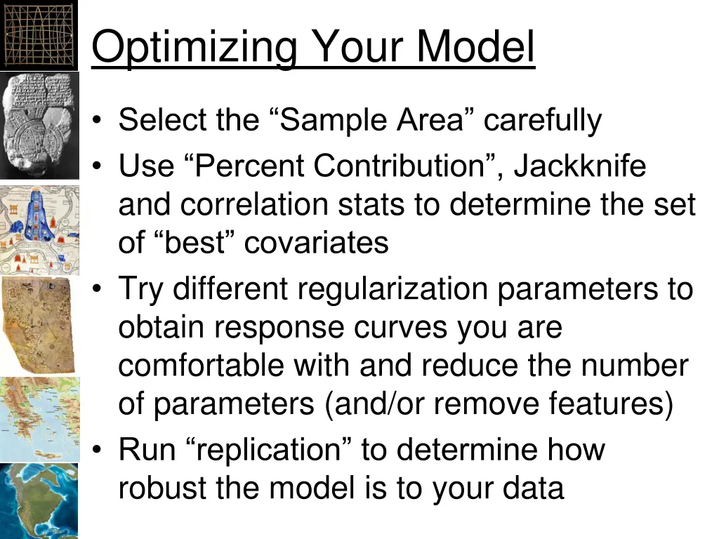 optimizing your model