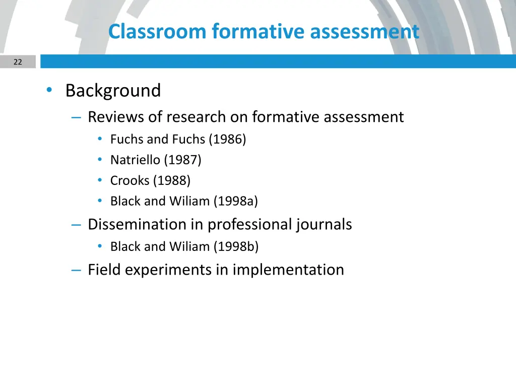 classroom formative assessment