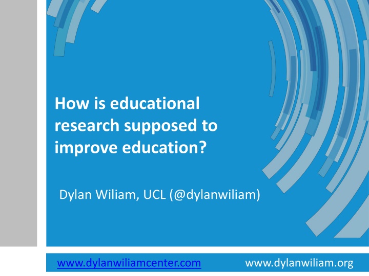 how is educational research supposed to improve