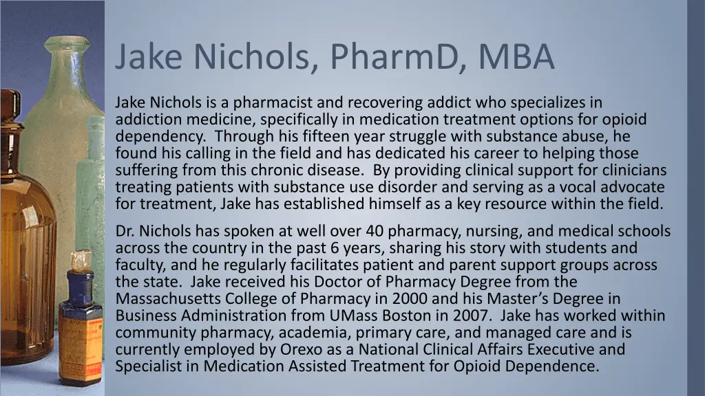 jake nichols pharmd mba