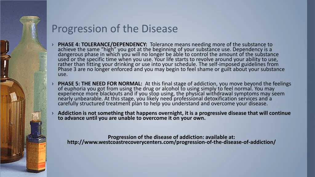 progression of the disease 2