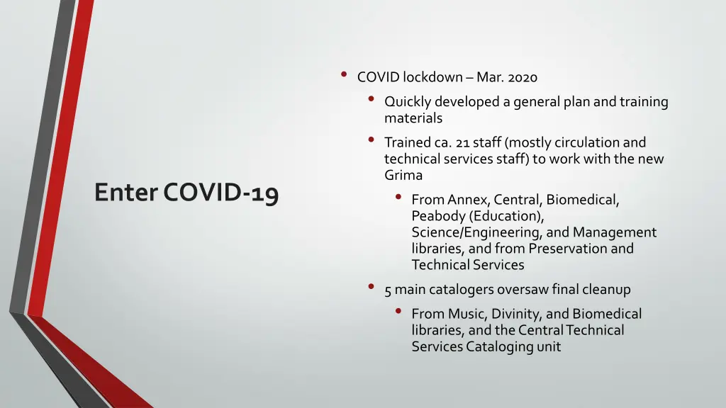 covid lockdown mar 2020 quickly developed