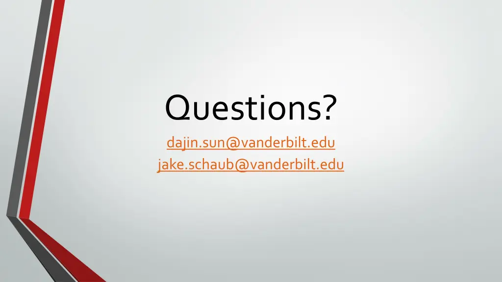 questions dajin sun@vanderbilt edu jake