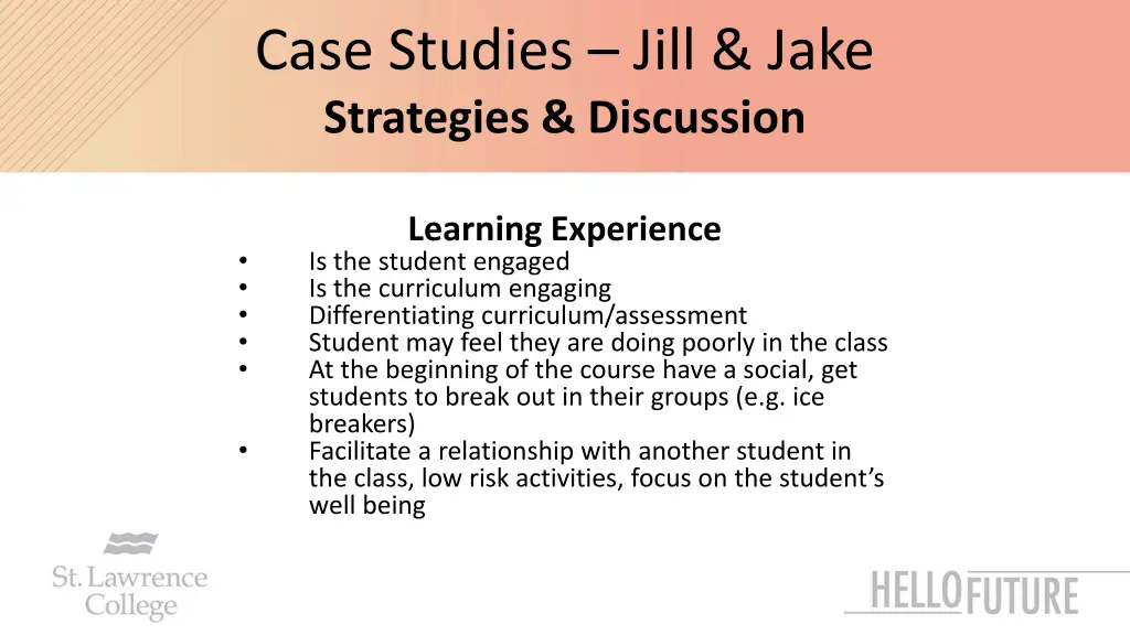 case studies jill jake strategies discussion 5