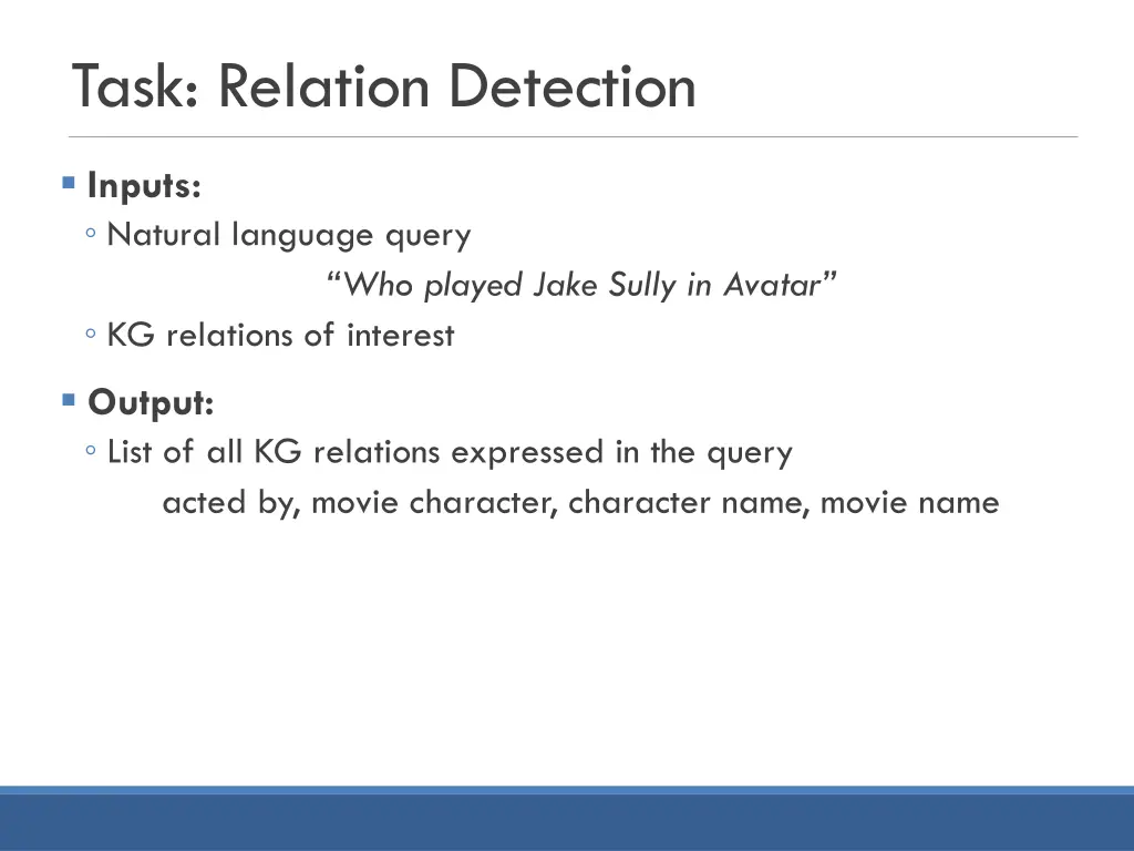 task relation detection