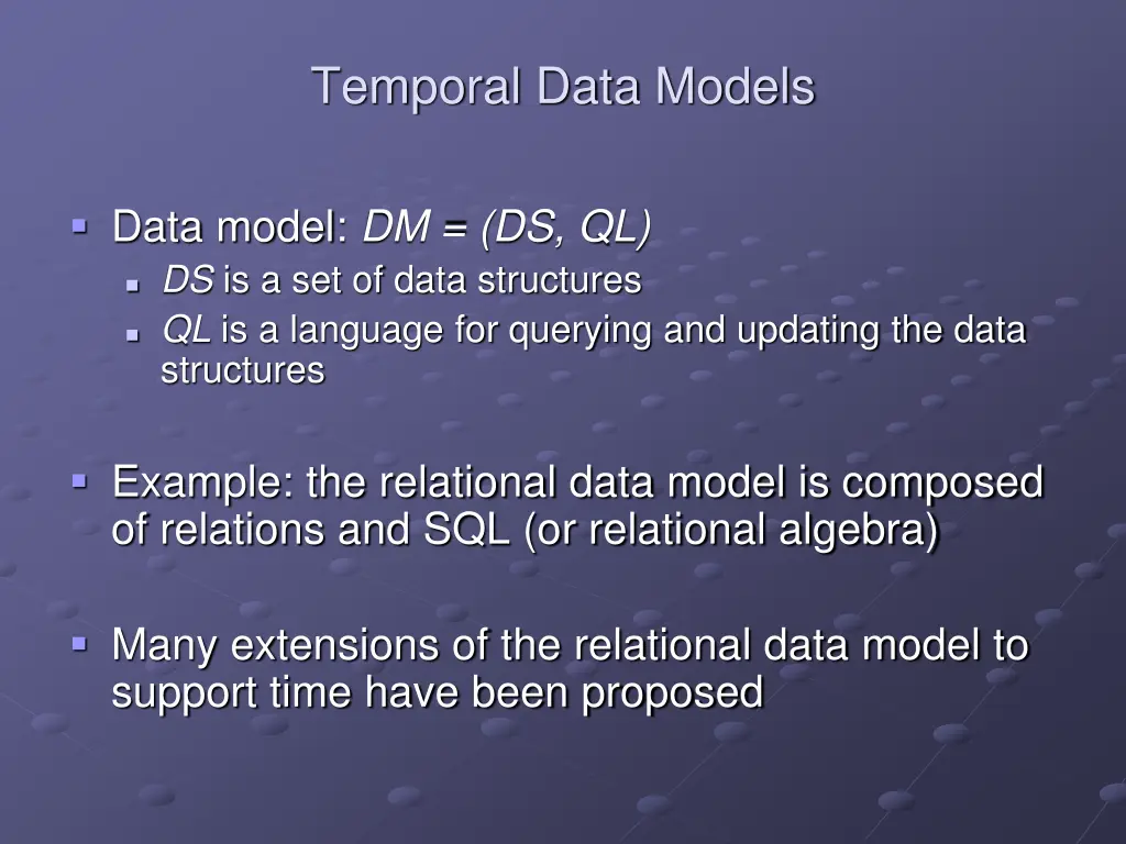 temporal data models 1