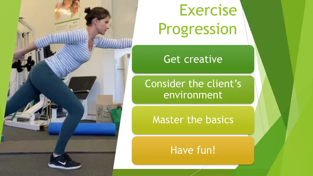 exercise progression