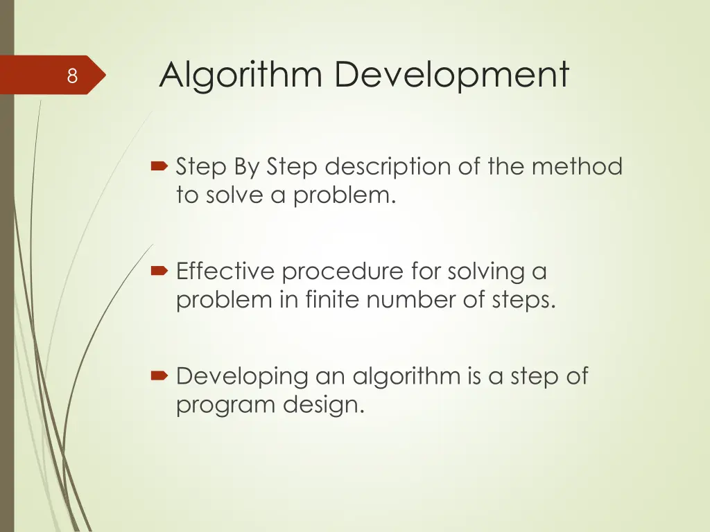 algorithm development