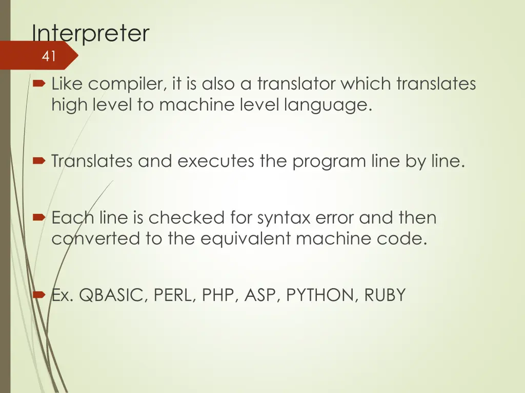 interpreter 41