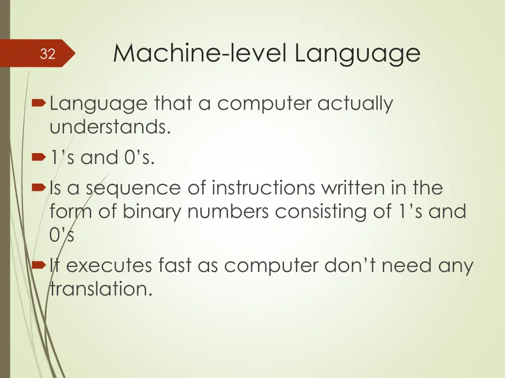 machine level language