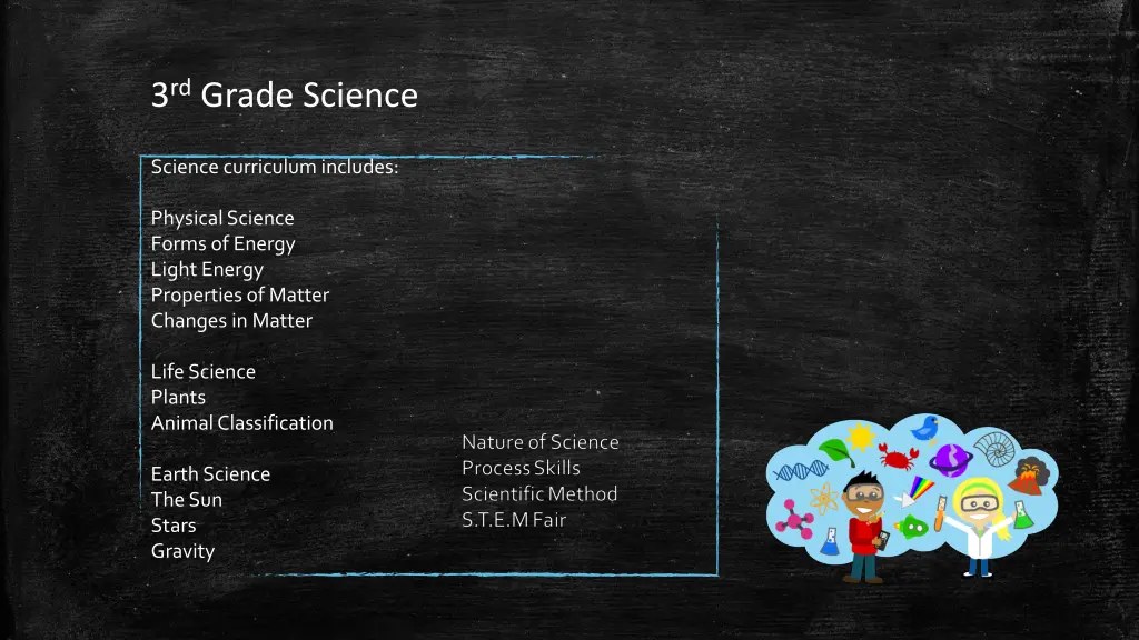 3 rd grade science