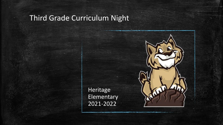 third grade curriculum night