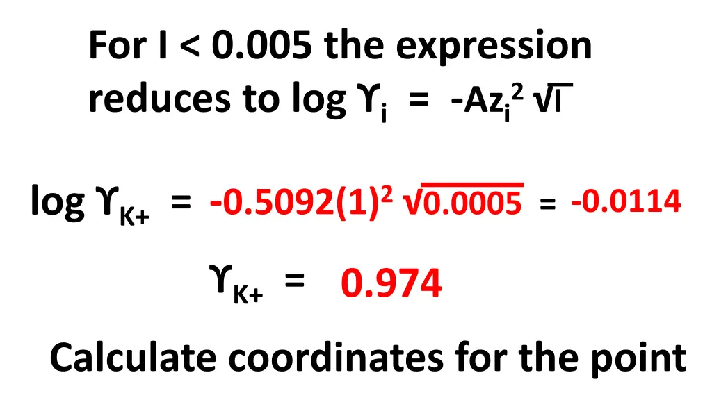 for i 0 005 the expression reduces