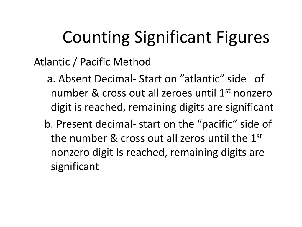 counting significant figures