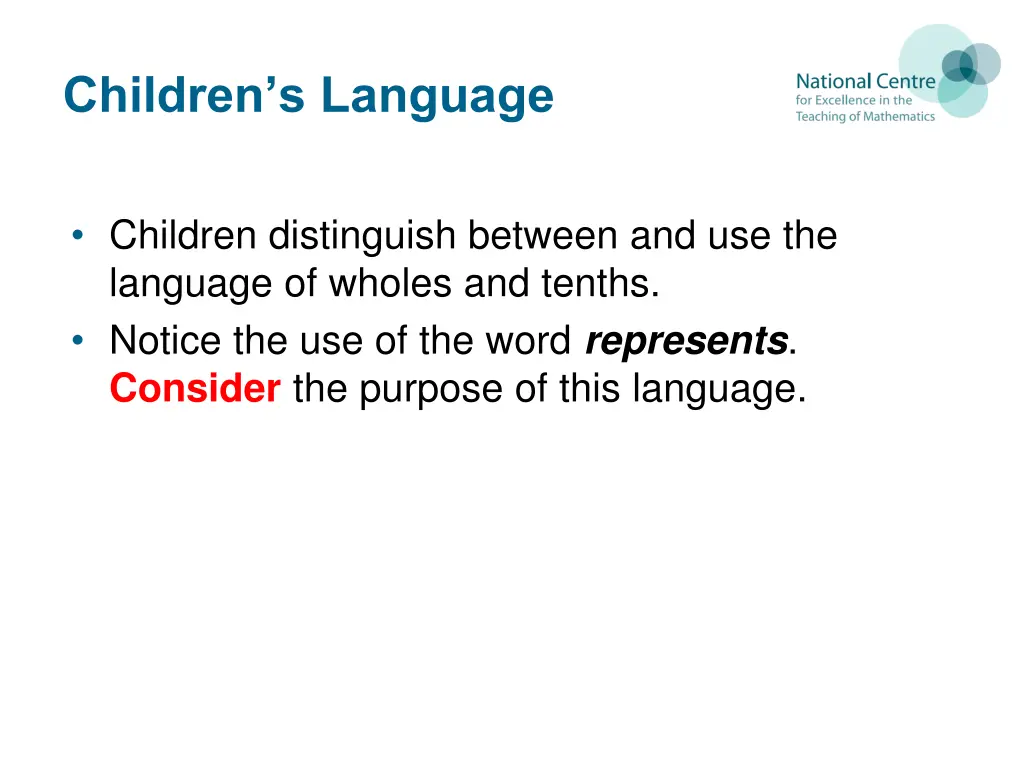 children s language