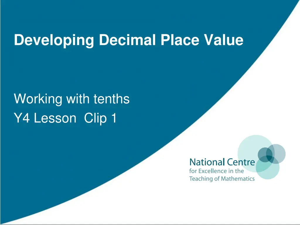 developing decimal place value 1