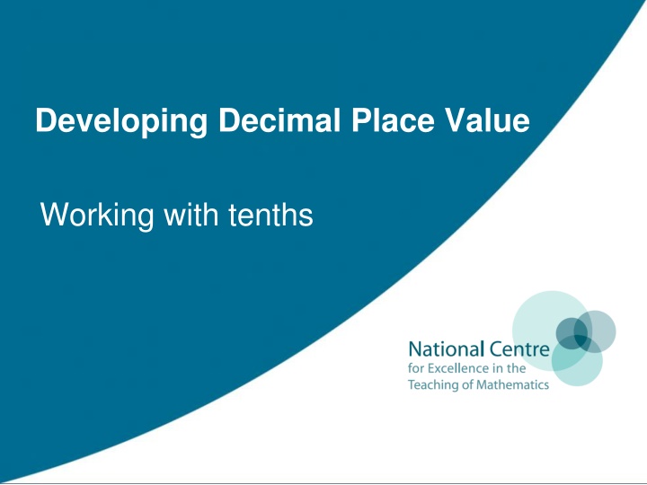 developing decimal place value