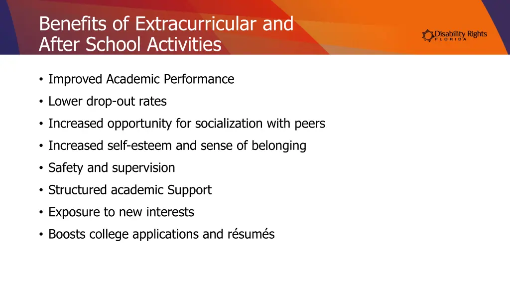 benefits of extracurricular and after school