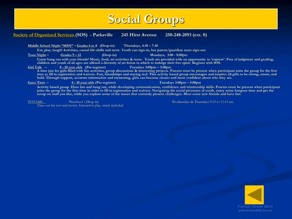 social groups