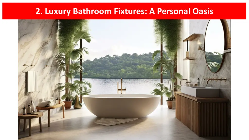 2 luxury bathroom fixtures a personal oasis